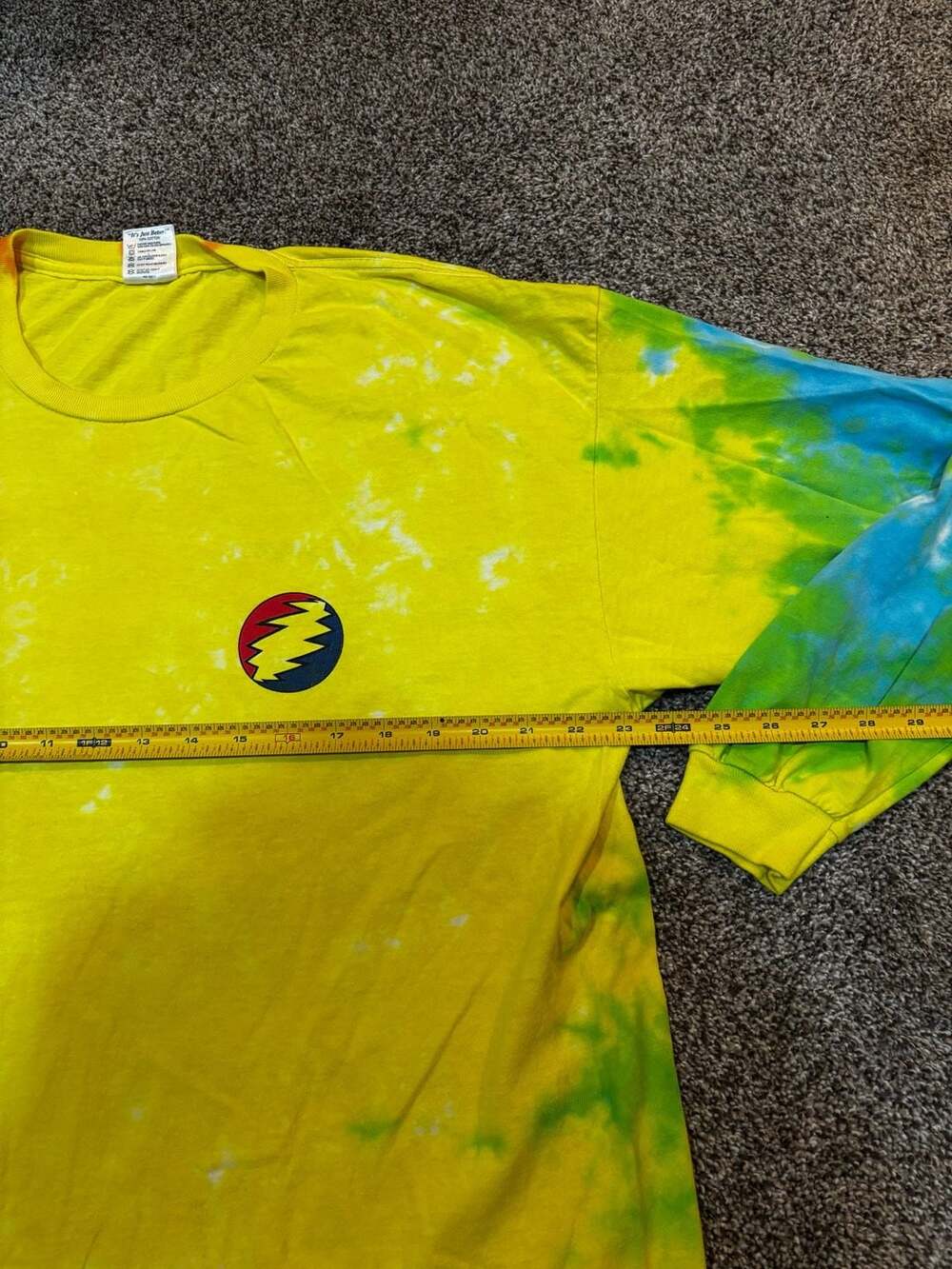 Vintage 1995 Grateful Dead Forever Dead Tie Dye Long Sleeve T-Shirt - Picture 3 of 7